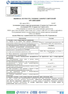 СРО Содружество строителей
